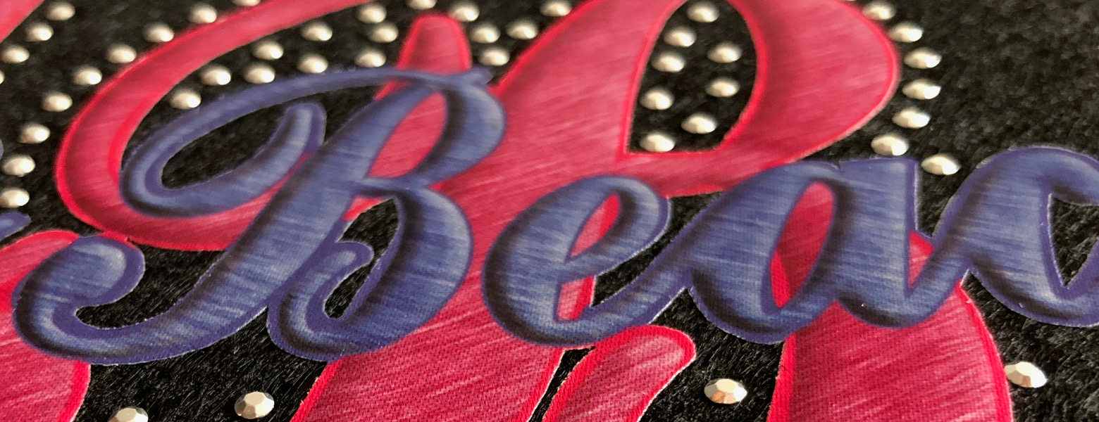 Patch ricamate e in tessuto Miami Beach MB dettaglio borchie