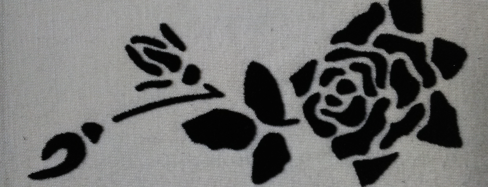 Transfer serigrafico floccato