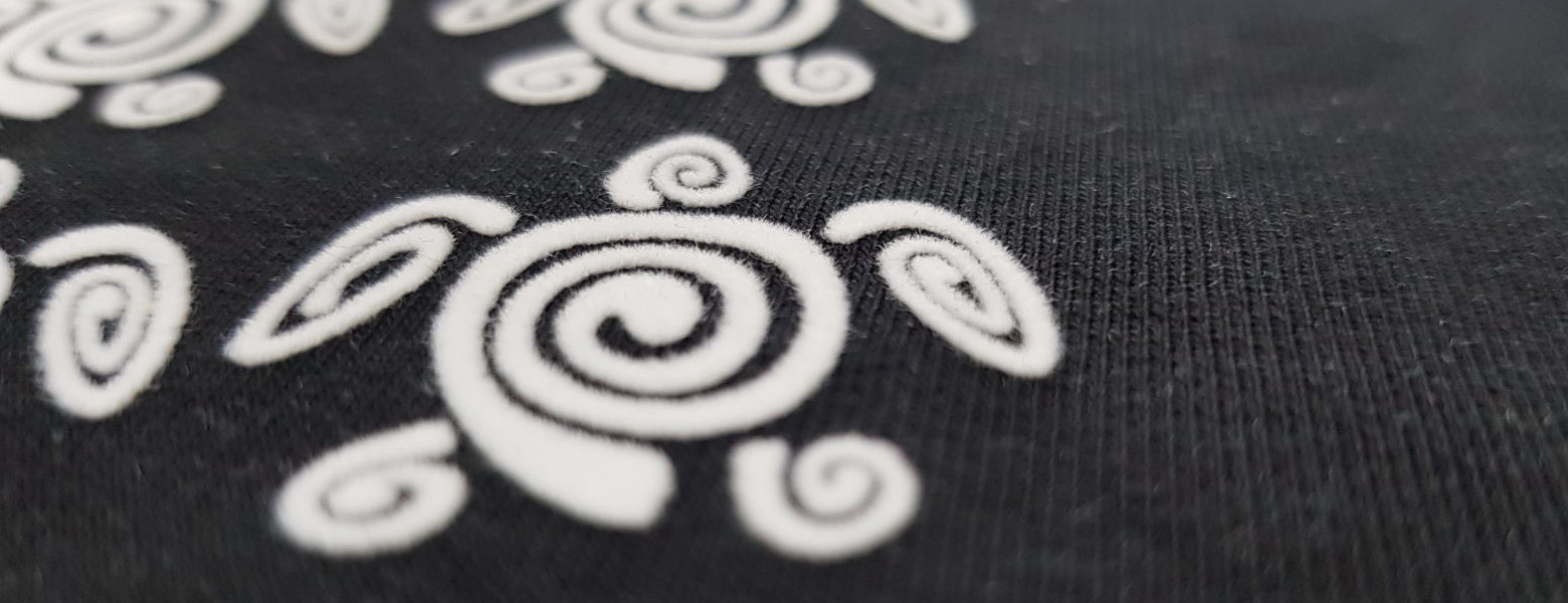 Transfer serigrafico floccato 3d