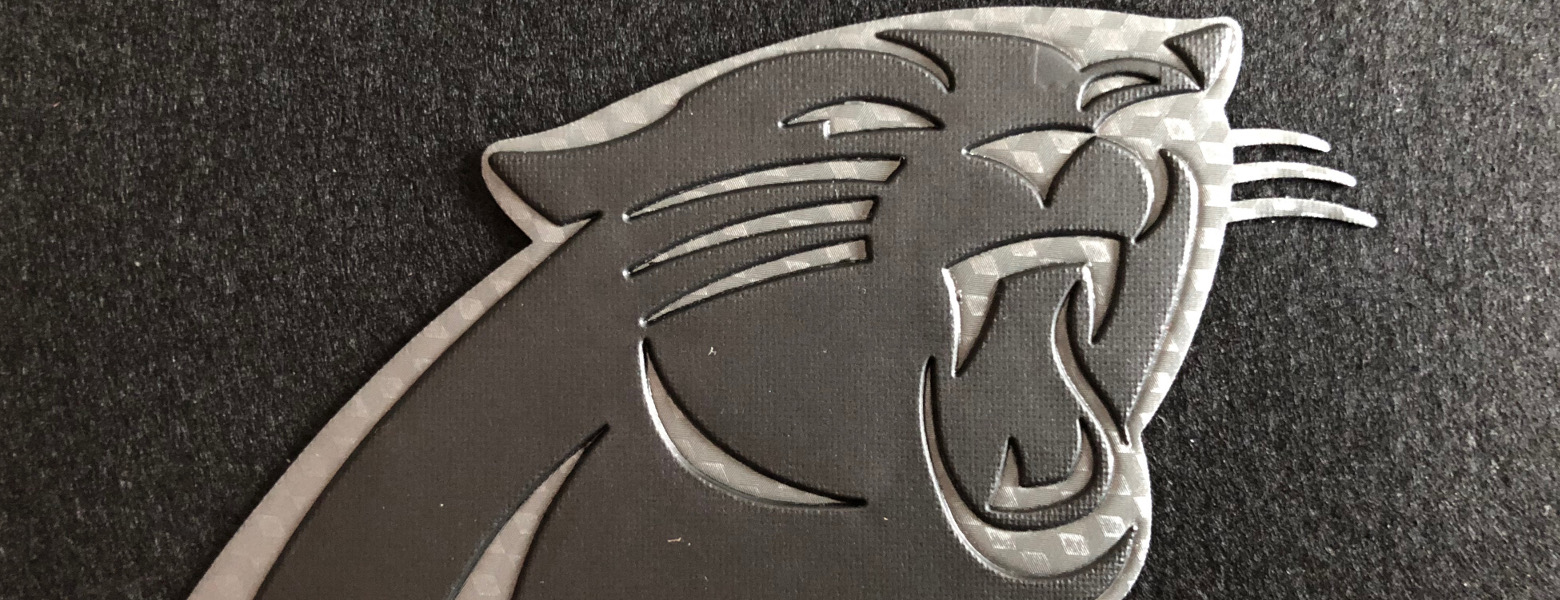 Patch gommate personalizzate pantera