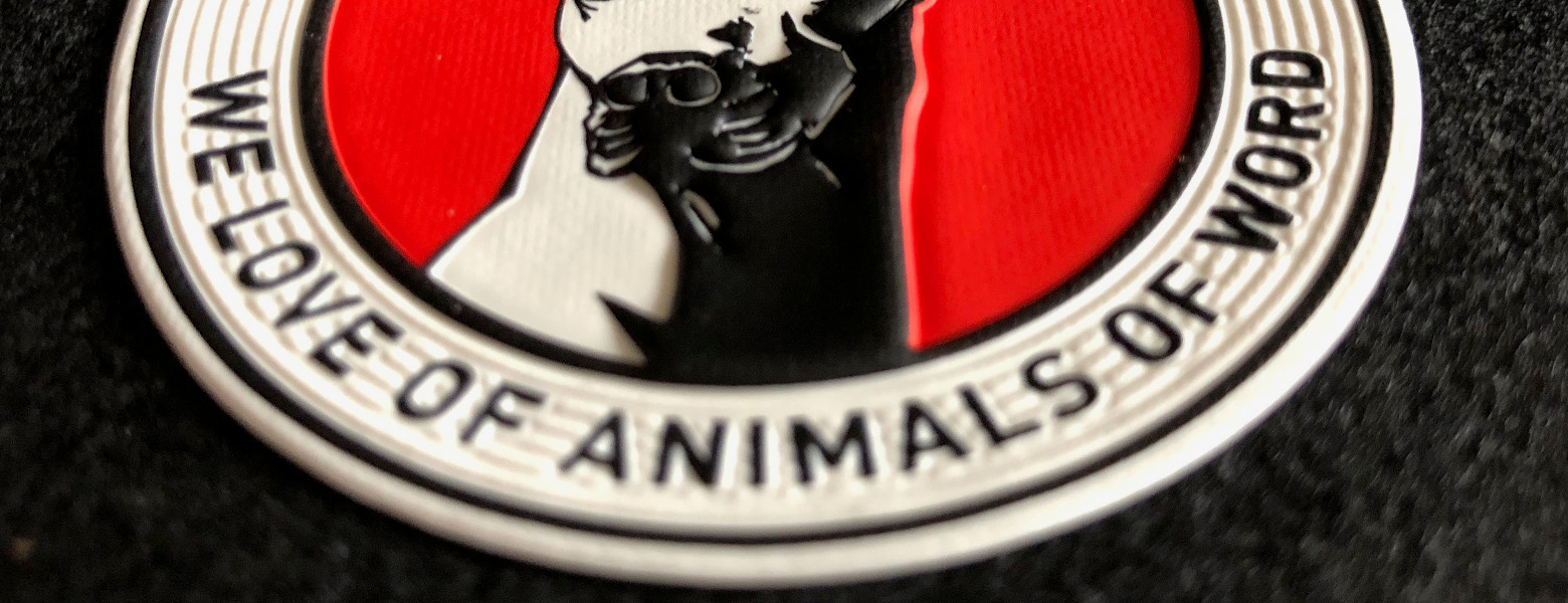 Patch gommate Club of Dogs dettaglio